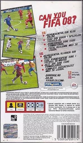 FIFA 08 - PSP Spil (Genbrug)